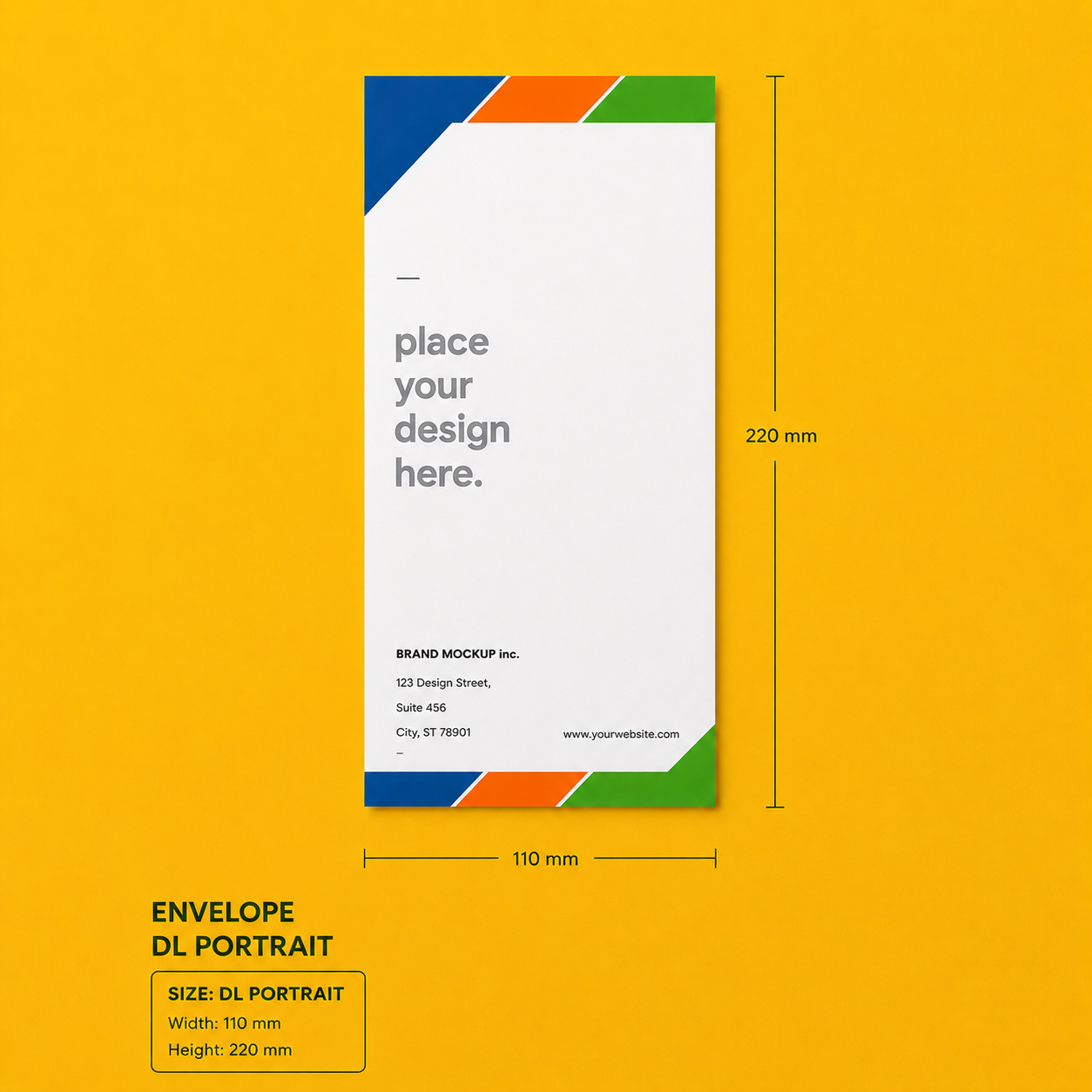 DL Envelope Multi Color