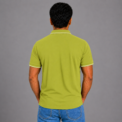Apple Green With White Tipping