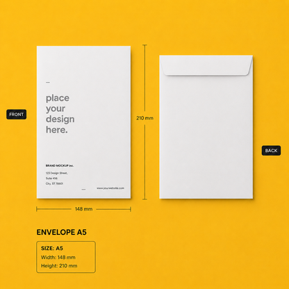 A5 Envelope Single Color