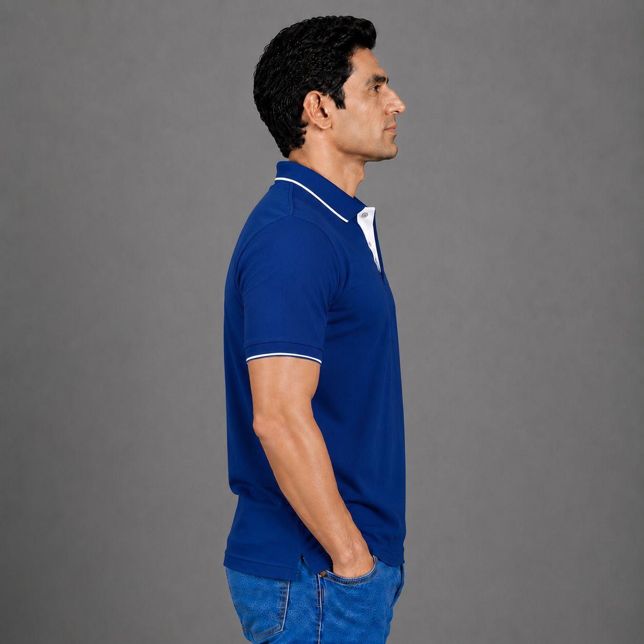  Royal Blue With White Tipping