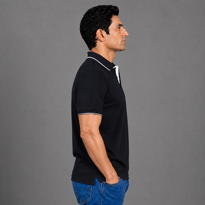 Navy Blue With White Tipping