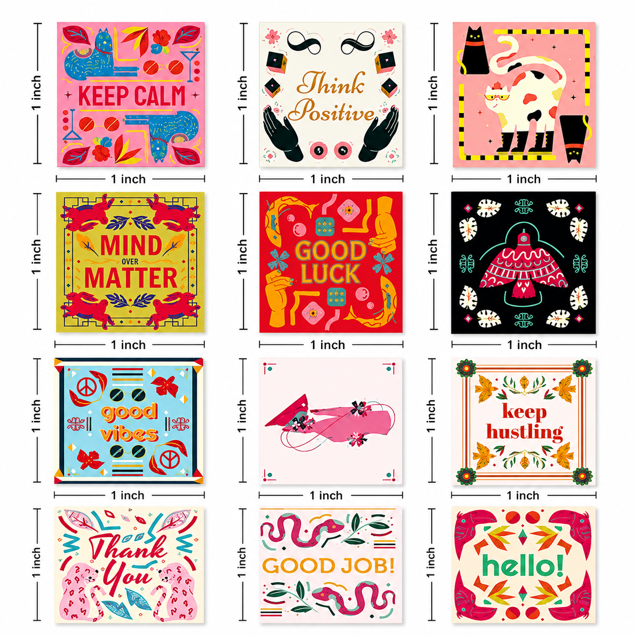 1 inch Square
