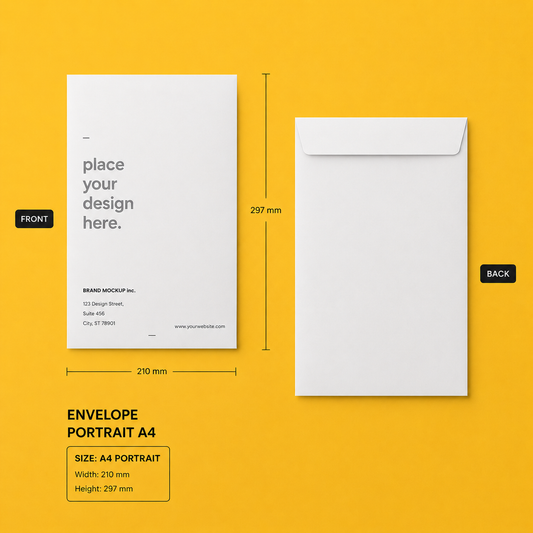 A4 Envelope Single Color