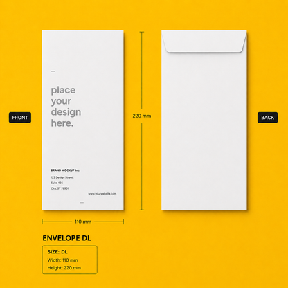 DL Envelope Single Color