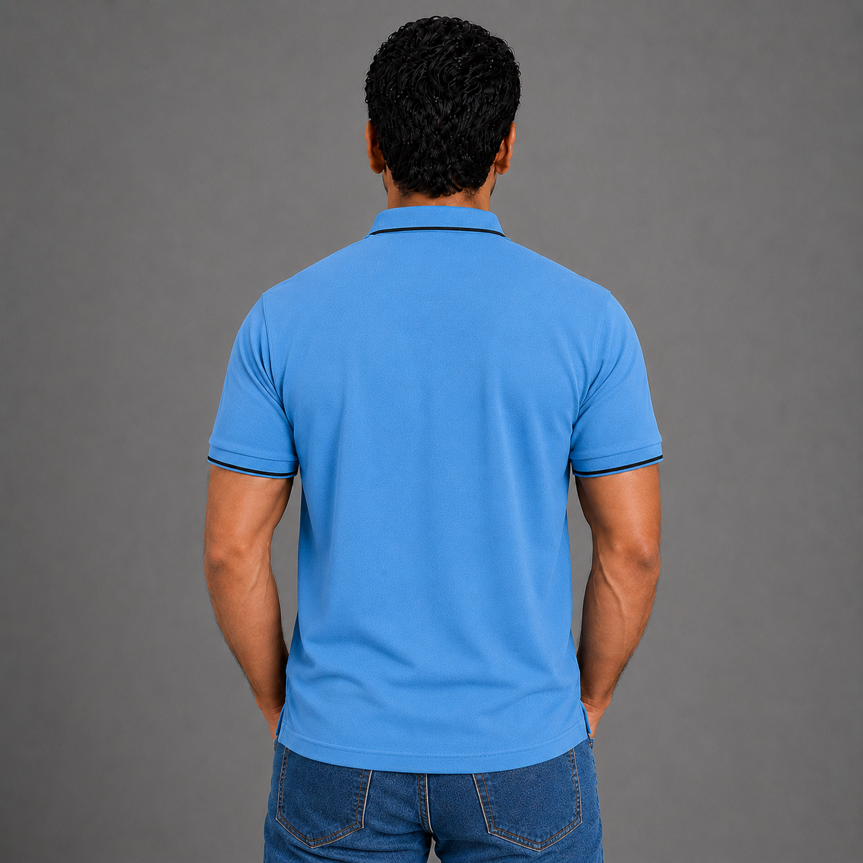  Indian Blue With Black Tipping