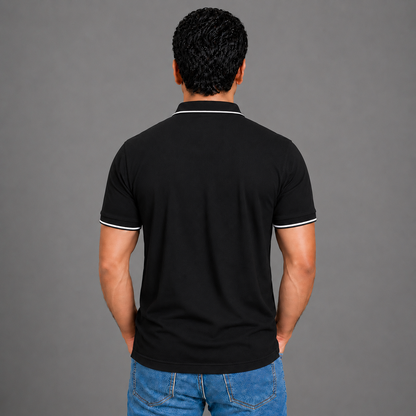 Black With White Tipping