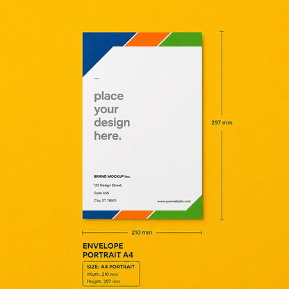 A4 Envelope Multi Color