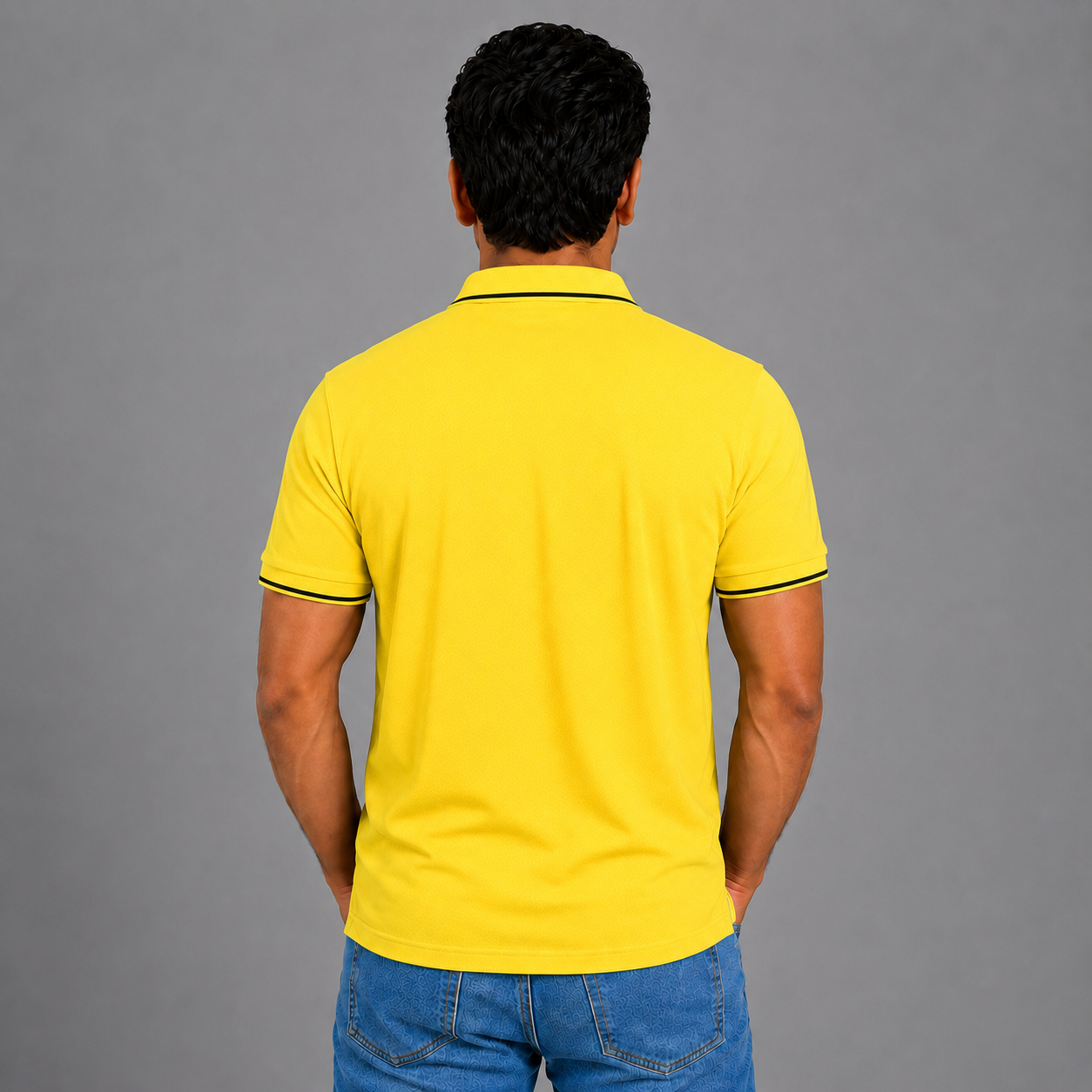 Golden Yellow With Black Tipping