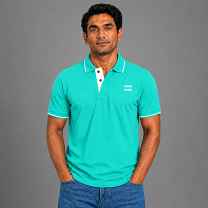 Premium Cotton Polo with tipping