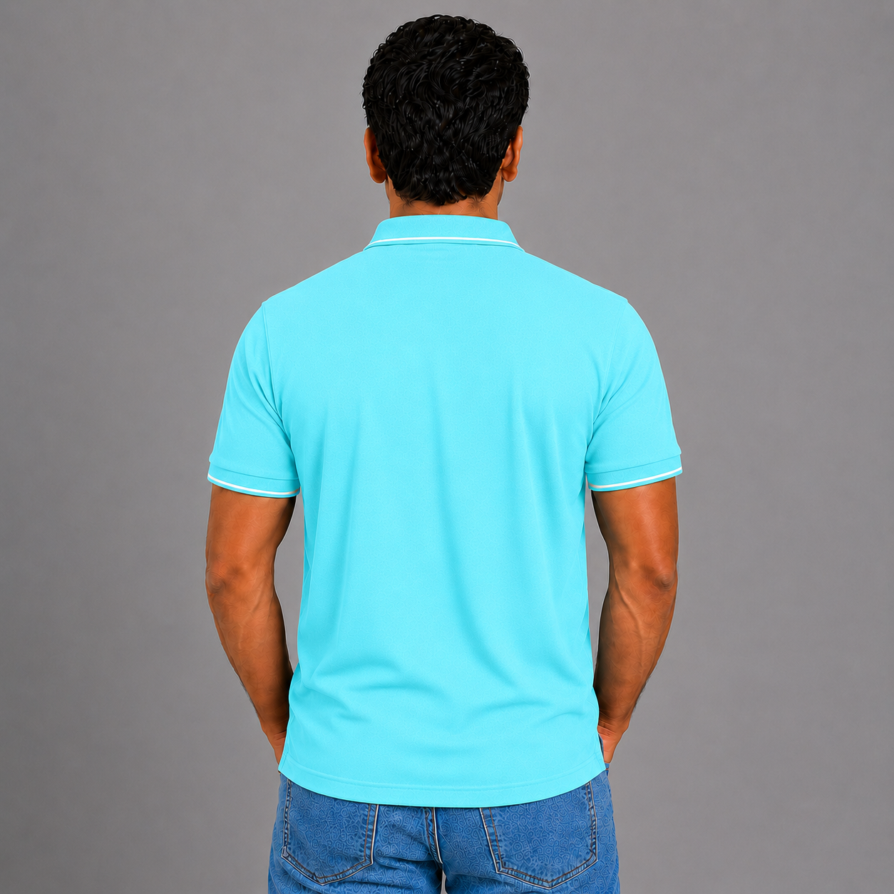 Electric Blue With White Tipping
