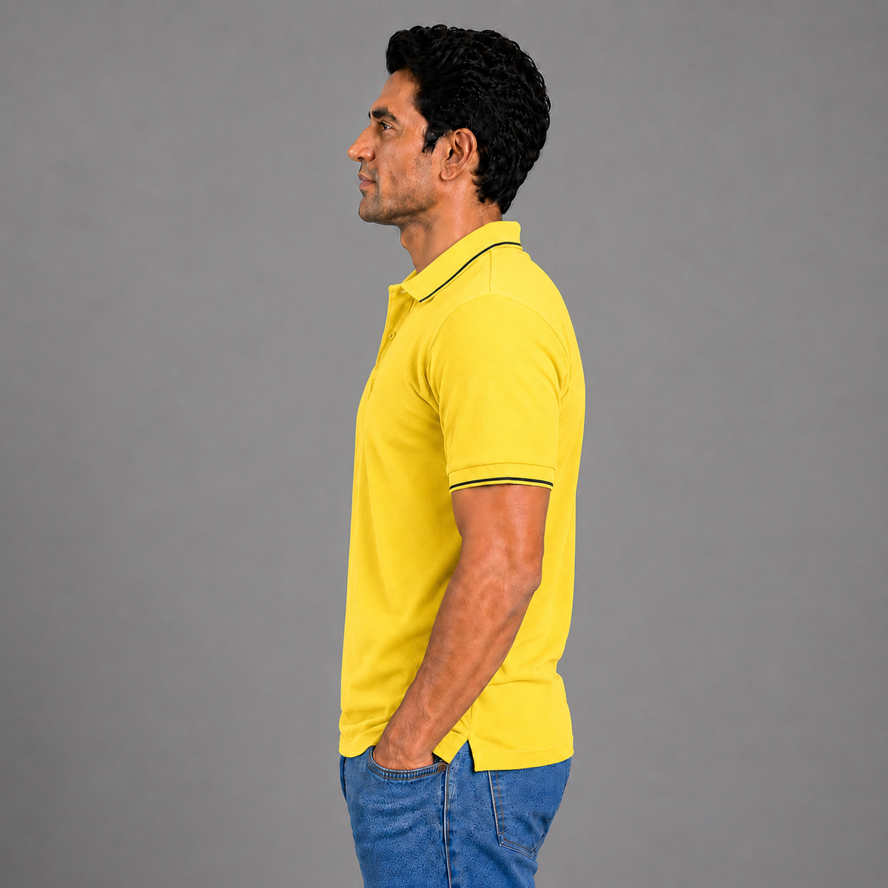 Golden Yellow With Black Tipping