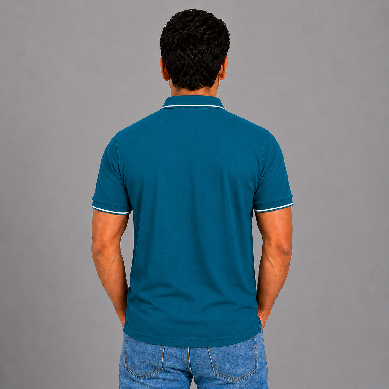 Turquoise Green With White Tipping