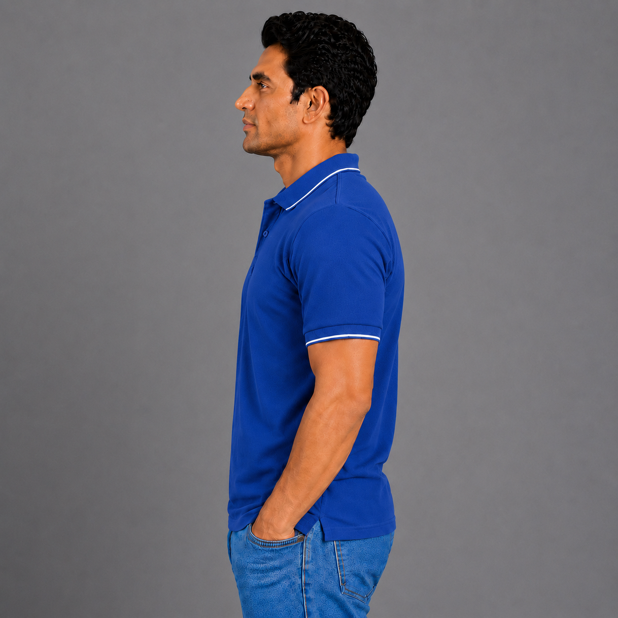  Royal Blue With White Tipping