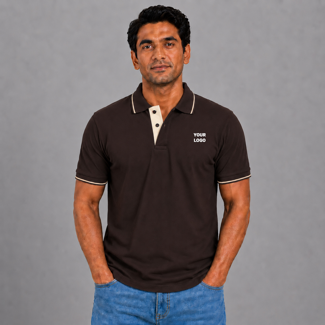 Premium Cotton Polo with tipping