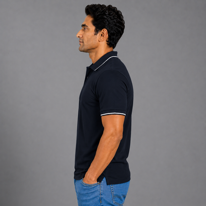 Navy Blue With White Tipping