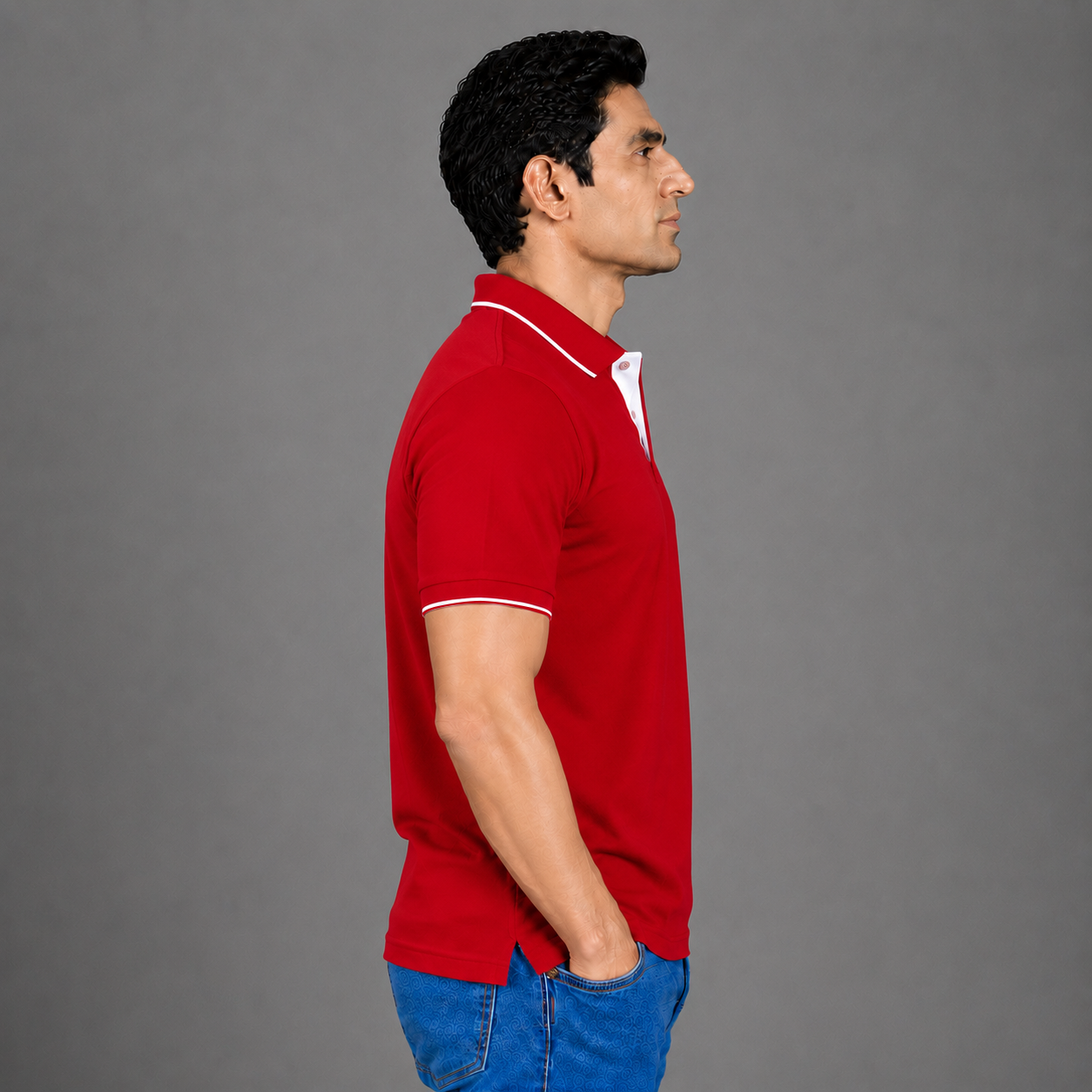 Red With White Tipping