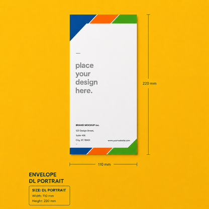 DL Envelope Multi Color