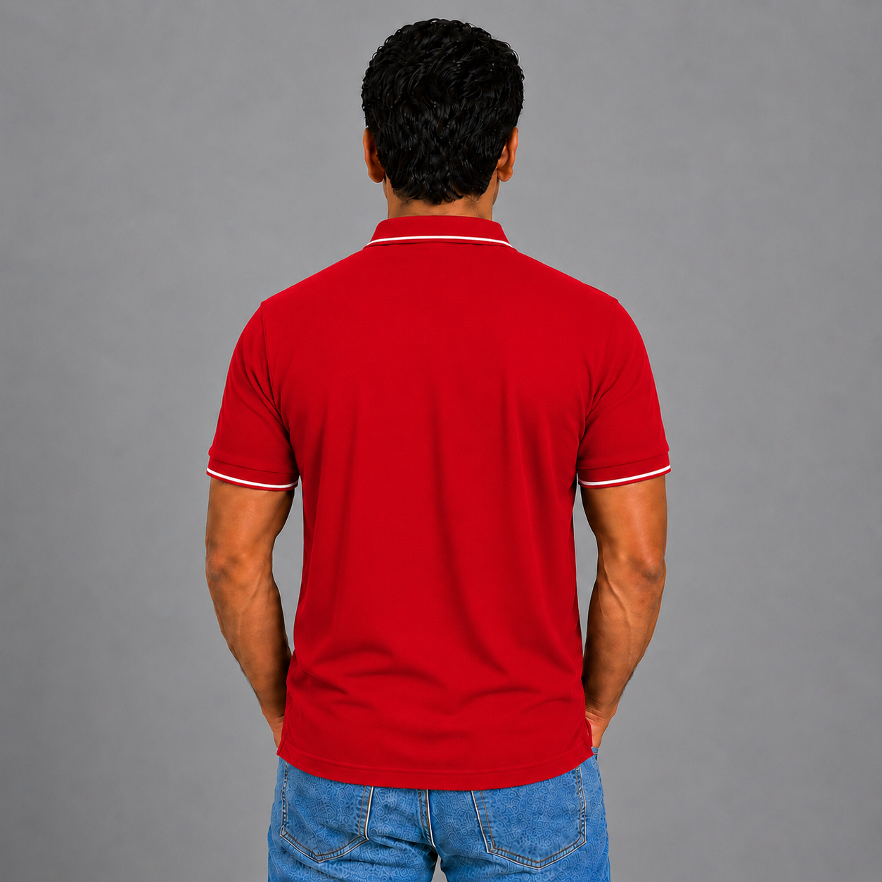 Red With White Tipping