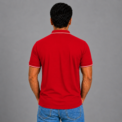 Red With White Tipping