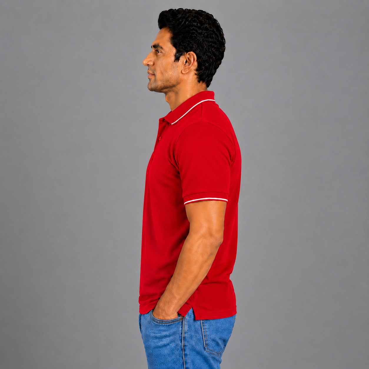 Red With White Tipping
