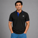 Black With Royal Blue Tipping / S